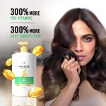 Pantene Advanced Hairfall Solution, Silky Smooth Care Shampoo, Pack of 1, 1000ML, Green - Image 7