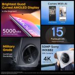 iQOO Z10 5G (Glacier Silver, 8GB RAM, 256GB Storage) | India's Biggest Ever 7300 mAh Battery | Snapdragon 7s Gen 3 Processor | Brightest Quad Curved AMOLED Display in The Segment - Image 3