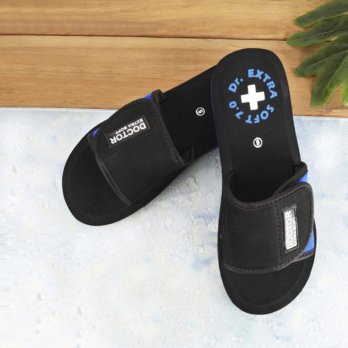 DOCTOR EXTRA SOFT Women's Care Orthopaedic and Diabetic Adjustable Strape Super Comfort Dr Sliders Flipflops and House Slippers for Women’s & Girl’s Slides D-52 - Image 3