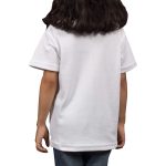 FADE COLLECTION - Black Panda Design Printed Colored Gift Cartoon Kids Cotton T-Shirt(Boys/Girls) (9-10 Years, White) - Image 4