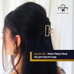 THE MARKETVILLA Hair Clips for Girls Woman - Pack of 8, Metal Claw Clips for Women Aesthetic, Clutchers for Hair, Cute Stylish Clature for Ladies (Medium Size) - Image 5