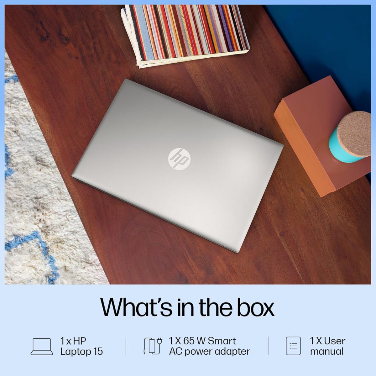 HP 255 G10, AMD Ryzen 3 7320U Quad Core -(8 GB/512 GB SSD/AMD Radeon Graphics/Windows 11) Thin and Light Business Laptop/15.6" HD Display/Turbo Silver/1.5 kg - Image 5