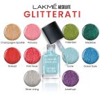 LAKMÉ Glitterati Collection Nail Paint For High Glam Shimmery Finish, Princess, 12ml - Image 7