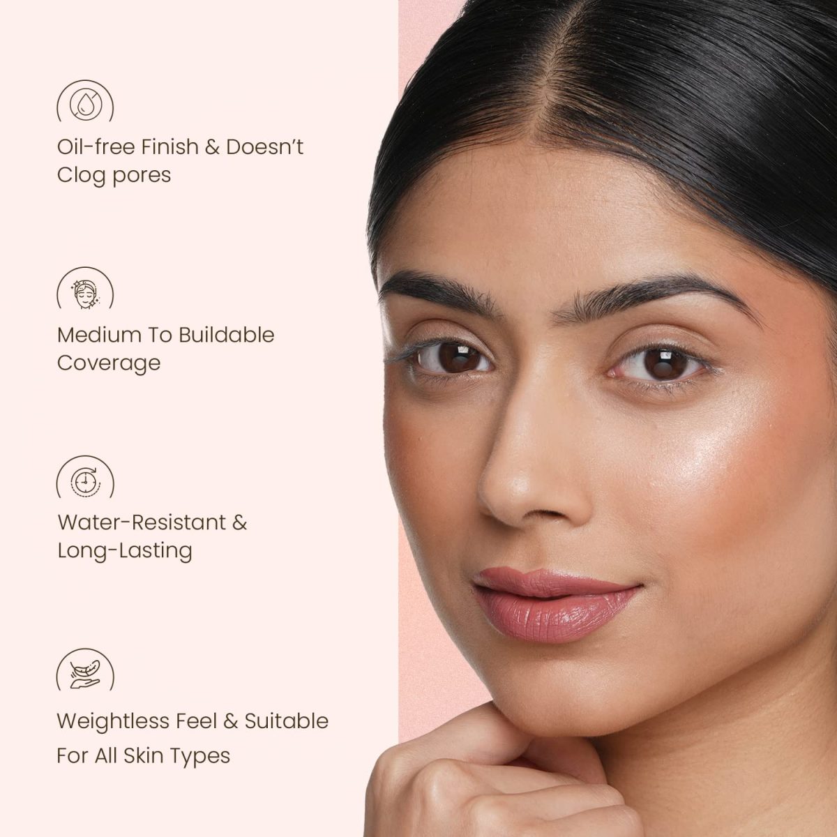 Swiss Beauty Silky & Smooth Oil Control Powder, Face MakeUp, Shade- Skin Color, 6.5g - Image 3
