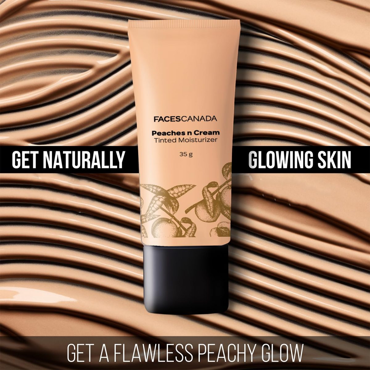 FACES CANADA Peaches N Cream Tinted Moisturizer - Light 01, 35 g | Soft Peachy, Natural Glow | Lightly Tinted BB Cream | Non Oily Lightweight Gel Formula | Blends Easily | Suitable For All Skin Types - Image 6