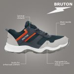 BRUTON EVA Lite Sport Shoes Running Shoes for Men- Grey - Image 3