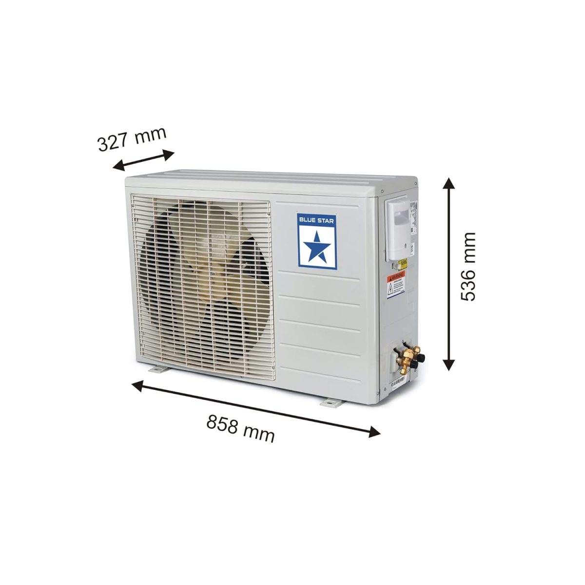 Blue Star 0.9 Ton 3 Star 5 in 1 Convertible Inverter Split AC (Copper, Smart Ready, Turbo Cool, IA311YNU, 2023 Model, White), Free 1 Year Extended warranty - Image 6