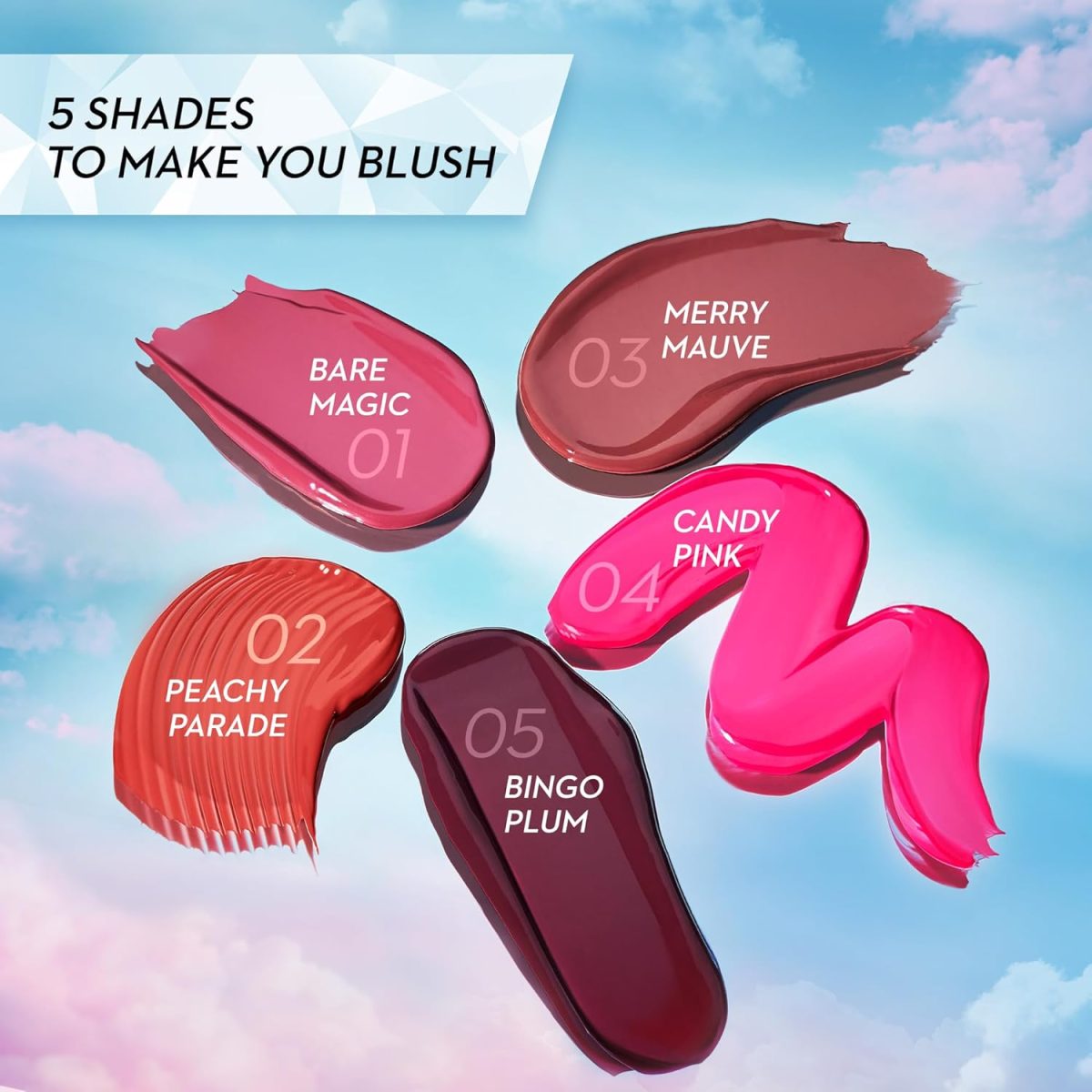 SUGAR Cosmetics Cloud Nine Niacinamide Glow Blush | Long lasting & Ultra-Pigmented | Dewy Finish | 7.6ml - 01 Bare Magic - Image 6