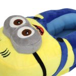 Qualtos Minin Bedroom Home Plush Slipper Shoes Free Size For Adult And Kids (Plush Shoes,blue,yellow) - Image 4