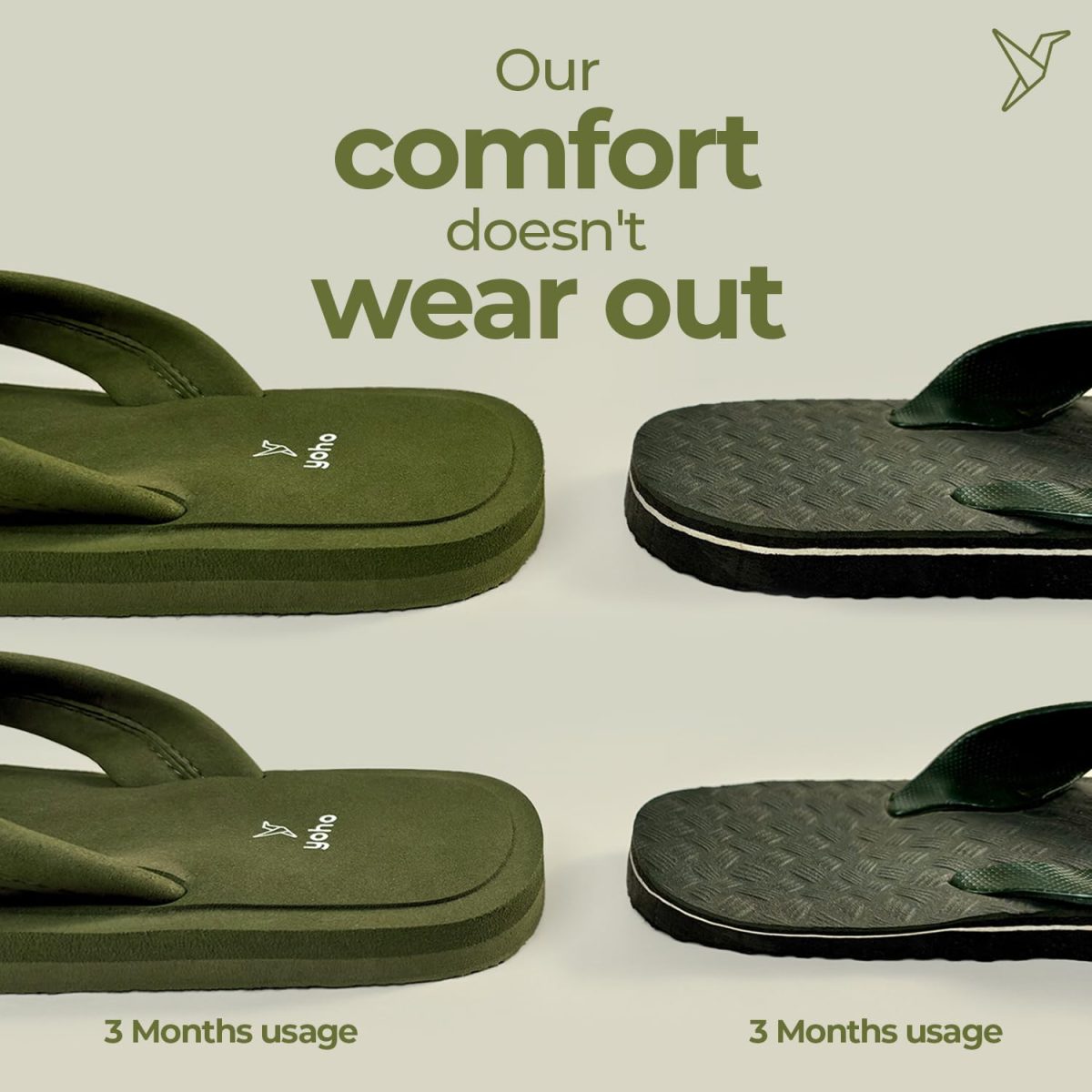 YOHO Bubbles Women Ortho slippers | Soft comfortable and stylish flip flop slippers for Women in exciting colors |Lightweight | Anti Skid | Daily Use Chappal - Image 6