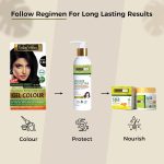 INDUS VALLEY Damage Free Natural Gel Hair Colour for Women | Ammonia & PPD Free Organic Hair Colour with 100% Grey Coverage, Long Lasting Conditioning Hair Color | Black 1.00-220 ml - Image 8