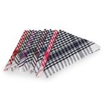 G 1 Kitchen Duster Wet Dry Cotton Cleaning Cloth/Mop Dish Towels, Cotton Checkered Pattern, Set of 4, Multi-Colour, 16 x 24 Inch - Image 3
