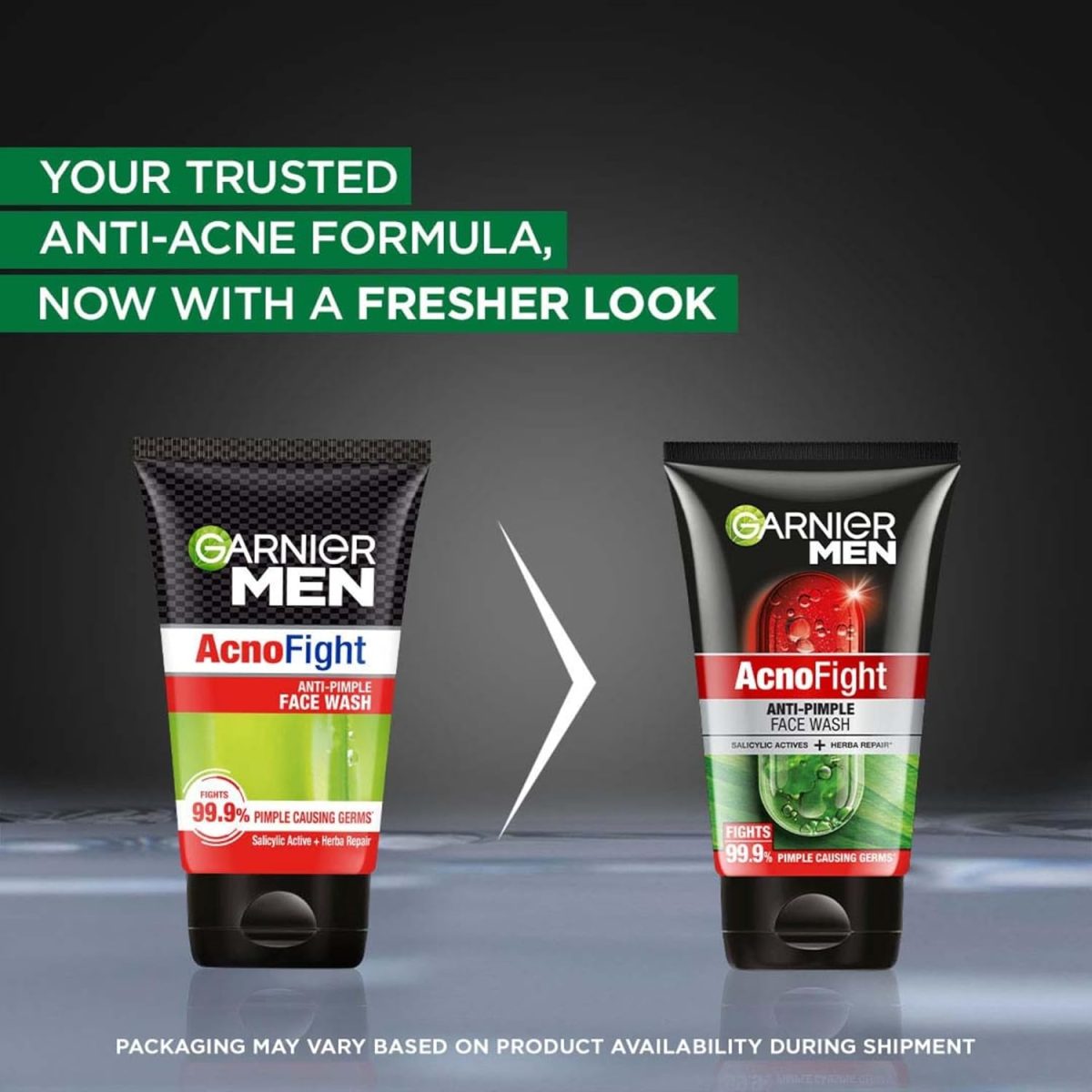 Garnier Men, Anti-Pimple Face Wash, Repairs Skin & Balances Oils, AcnoFight, 100 g - Image 2