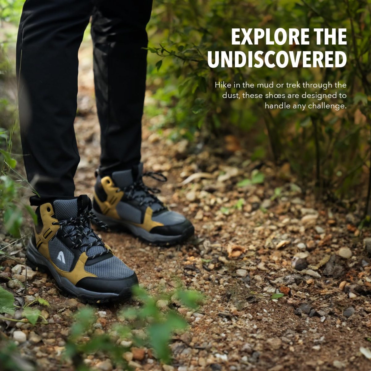 Boldfit Trekking Shoes for Men Hiking Shoes for Men for Outdoor High Neck Shoes for Men Anti Skid Boot Shoes for Men for Hiking, Trekking Shoes Water Repellent Tracking Shoes for Men - 8, Sandstorm - Image 8