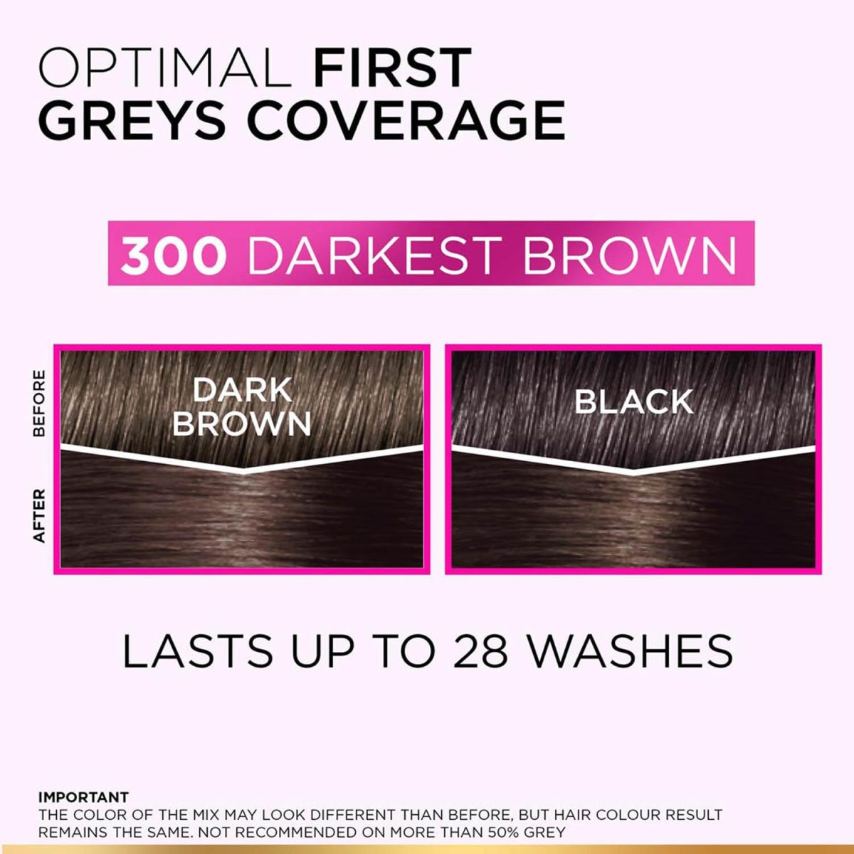 L’Oréal Paris Semi-Permanent Hair Colour, Ammonia-Free Formula & Honey-Infused Conditioner, Glossy Finish, Casting Creme Gloss, Darkest Brown 300, 60g+ 60ml +40g - Image 5
