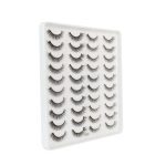 ONMO Beauty False Eyelash For Women-Natural & Lightweight 20 Pair Faux Mink Fake Eyelashes/Soft & Comfortable Black Reusable Cat Eye Lashes extension/Long Lasting Eye Makeup Lash-(Love) - Image 2