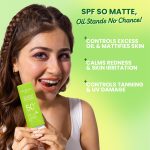 Dot & Key CICA Calming Mattifying Sunscreen SPF 50 PA++++ | For Oily Acne Prone & Sensitive Skin | UVA/UVB Protection | No White Cast, Ultra Light, Fragrance Free & Quick Absorbing | 50g - Image 4