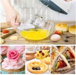 BrenzaFab 260W Electric Hand Mixer | Hand Blender | Egg Beater | Cake Maker | Beater Cream Mix | Food Blender | Whipping Cream, Kitchen Beating Eggs Cake With 7-Speed - Image 4