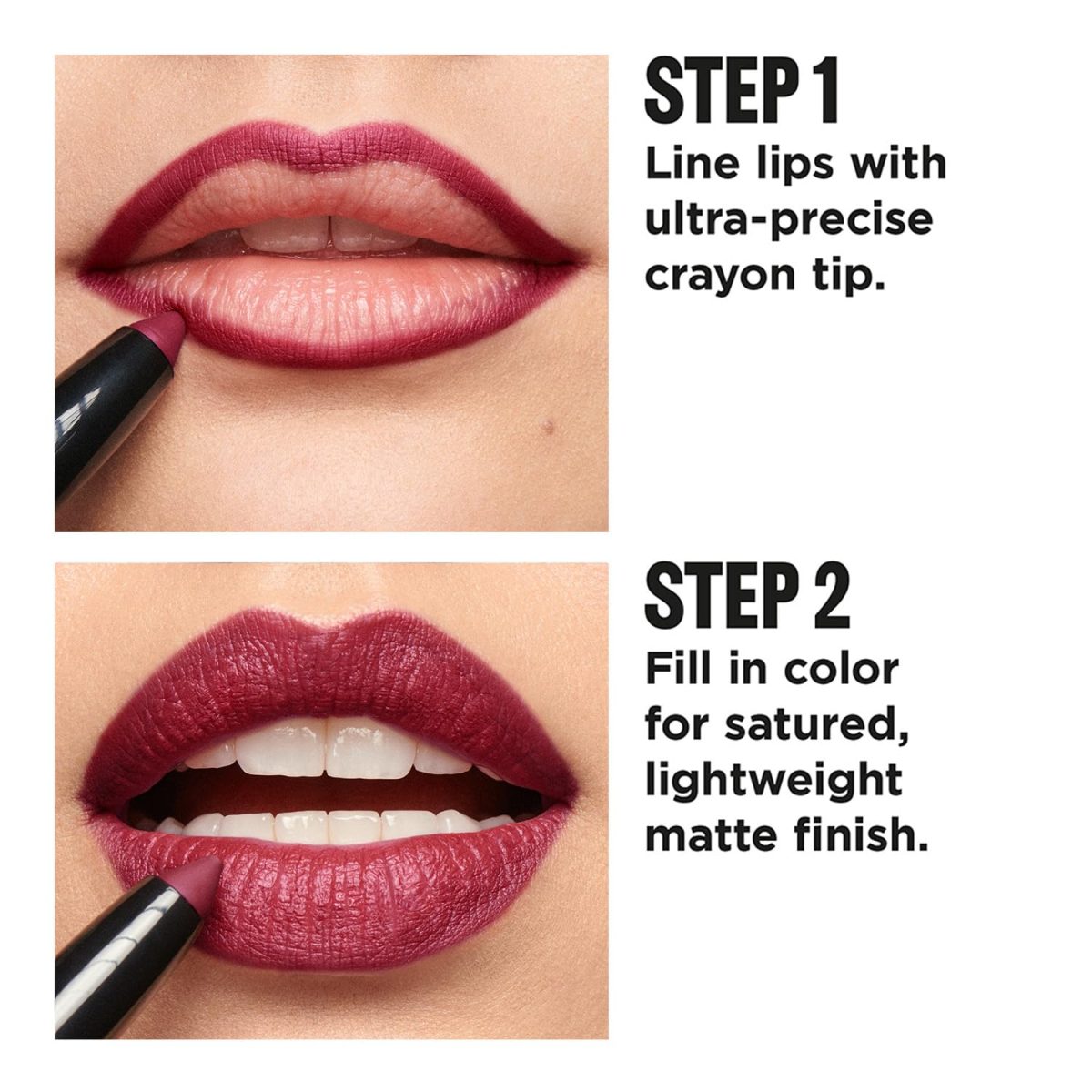 REVLON Colorstay Matte Lite Crayon Lipstick, Ultra-Precise Tip with built in Sharpner, Bold Color in Comfortable, Non-Drying Matte Formula, Water-Resistant Non-Drying Lipcolor Lifted - (011) - Image 6