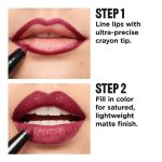 REVLON Colorstay Matte Lite Crayon Lipstick, Ultra-Precise Tip with built in Sharpner, Bold Color in Comfortable, Non-Drying Matte Formula, Water-Resistant Non-Drying Lipcolor Lifted - (011) - Image 6