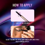 SWISS BEAUTY Holographic Shimmery Pencil Eyeliner | Waterproof, Smudge Proof, Long Lasting Eyeliner With Easy Application | Shade- Milky Way, 0.2G, Assorted - Image 8