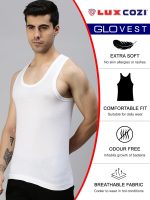 Lux Cozi Men's Cotton Vest (Pack of 3) - Image 3