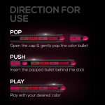 RENEE FAB 5 Glossy 5 in 1 Lipstick 7.5 Gm - Five Shades in One - Moisturizing & Nourishing, Long Lasting, Glossy Finish - Intense Color Payoff - Compact, Glides Smoothly with One-Stroke Application - Image 4