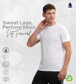 Men's Regular Fit Quick-Dry Active T-Shirt for Gym & Sports – Stylish, Comfortable, and Perfect for Workouts & Everyday Wear - Image 3