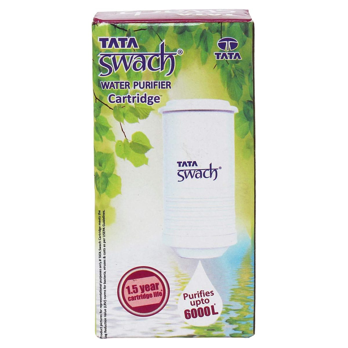 Tata Swach Bulb 6000-Litre Cartridge, 1 Piece, White, Hollow Fiber Membrane - Image 4