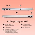 HP 15, 13th Gen Intel Core i5-1334U Laptop (16GB DDR4,1TB SSD) Anti-Glare, Micro-Edge,15.6''/39.6cm, FHD, Win11, M365 Basic(1yr),Office Home24, Silver,1.59kg, Iris Xe, FHD Camera w/Shutter, FD0552TU - Image 7