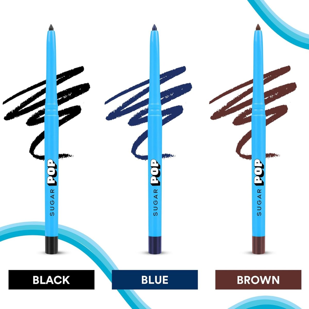 SUGAR POP Longwear Kajal | Vitamin E & Sunflower Seed | Smudge-proof | Long-lasting | Velvet Finish | 0.3gms - 01 Black - Image 7