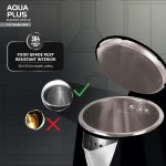 Havells Aqua Plus Electric Kettle 1.2 Litre, 1250 Watt | 304 Stainless Steel Inner Body | Cool Touch Body | Auto Shut-Off |Wider Mouth| 2 Year Warranty (Black) - Image 8