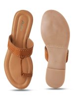 Bata Women Dory TR Brown Flats, (5713125) - Image 5