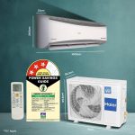 Haier 2 Ton 5 Star HEXA Inverter Split AC (6300 Watts, Copper, 7 in 1 Convertible, Heavy Duty, HD Filter, Cools at 60°C, Frost Self Clean, 20mtrs Air Throw - HSU24HD-ANW5BN-INV) - Image 6