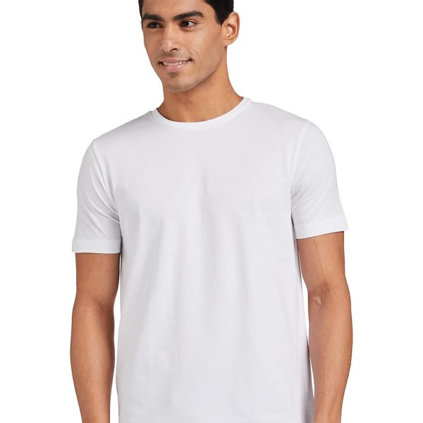 Amazon Brand - Symbol Men's Solid Cotton T Shirt | Round Neck | Half Sleeve | Plain-Regular Fit (Available in Plus Size and Combo Packs)