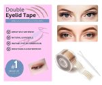 OPTIYORK 600 pair eyelid tape for double eyelid invisible waterproof, eyelid tape for hooded eyes Makeup Eyelid tape tools Sticker Strips with fork - Image 3