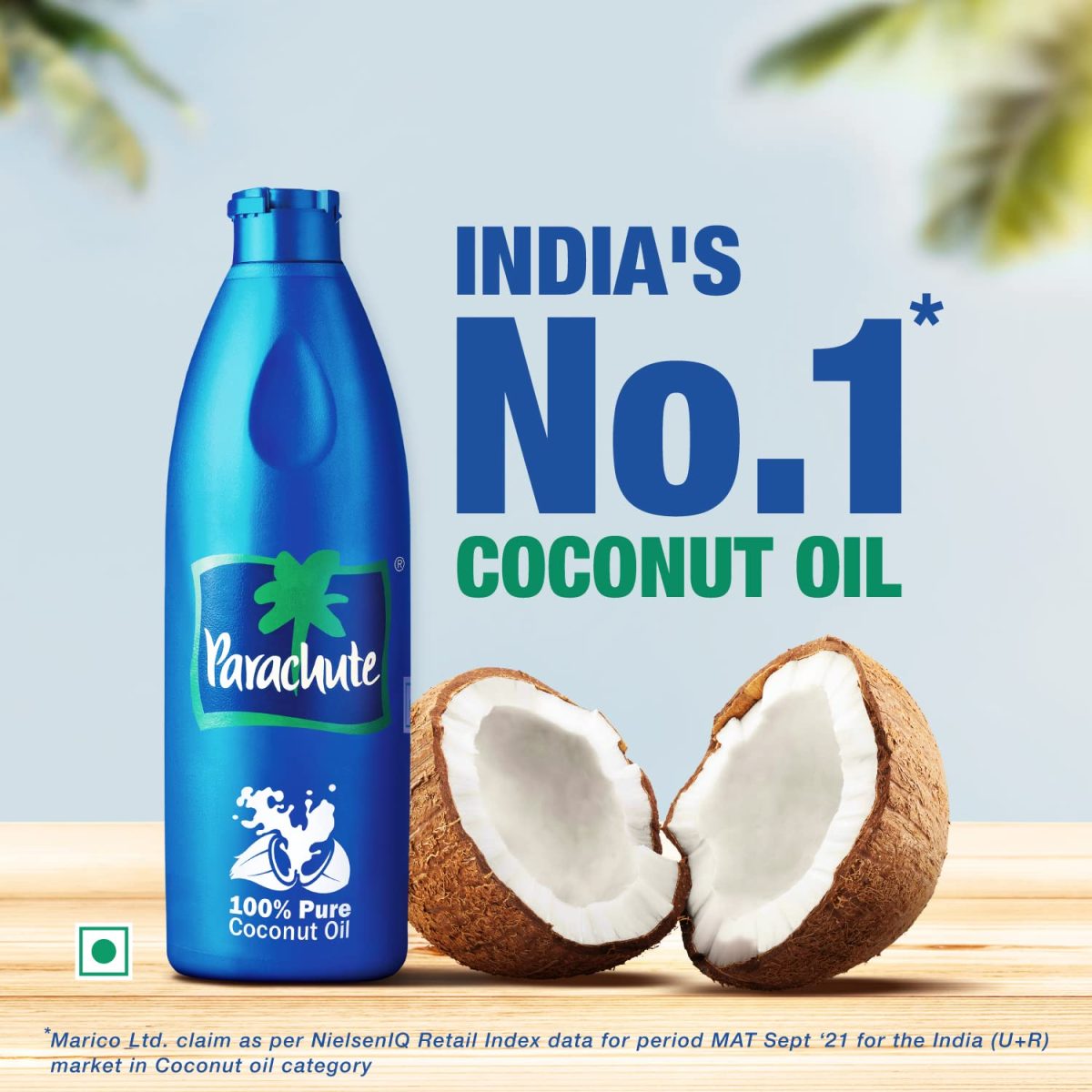 Parachute Coconut Oil 300 ml - Bottle - Image 2
