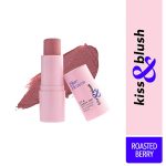 Blue Heaven Kiss & Blush Lip, Cheek & Eye Tint with Avocado Oil & Mango Butter | 3-in-1 blush for face makeup | Rich & Creamy Formula |Easily Blendable | Multipurpose Makeup, Roasted Berry, 8.5gm - Image 2