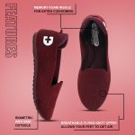 DOCTOR HEALTH SUPER Knitted Comfortable Stylish Classy Ballerina | Premium Flat Jutis Bellies | Non Slip Lightweight Shoes Bellies For Women | Dailywear Slip-On Flat Jutis | Trendy Women Jutis Bellies - Image 5