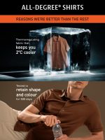DAMENSCH Men's Solid Regular Fit Button Down Shirt - Image 3