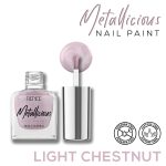 RENEE Metallicious Nail Paint- Light Chestnut 10ml | Quick Drying, Metallic Finish, Long Lasting, Chip resisting Formula with High Shine & Full Coverage | Acetone & Paraben Free - Image 5