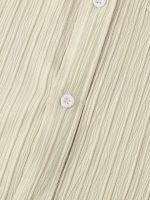 TAGDO Men's Solid Shirt with Chest Pocket Short Sleeve Shirt for Summer Outdoor Activities (5182) - Image 3
