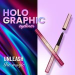 SWISS BEAUTY Holographic Shimmery Pencil Eyeliner | Waterproof, Smudge Proof, Long Lasting Eyeliner With Easy Application | Shade- Milky Way, 0.2G, Assorted - Image 2