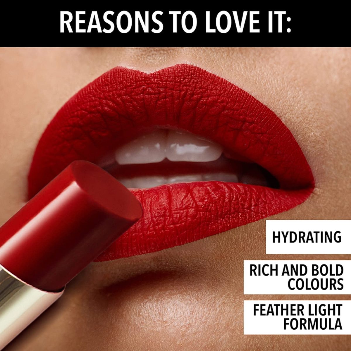 Blue Heaven Powder Matte Lipstick Mahogany Moments - Image 4
