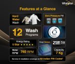 Whirlpool 7 kg Magic Clean 5 Star Fully Automatic Top Load Washing Machine Grey (MAGIC CLEAN 7.0 GENX GREY 5YMW) - Image 4
