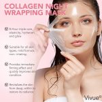 Vivue Korean Glass Skin Bio-Collagen Overnight Face Mask for Women, Deep Hydrating Overnight Skin Care Facial Masks, Pore Minimizing, Firming & Anti-Aging Hydrogel Mask for Glowing Skin(TUBE..75 ML) - Image 2