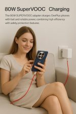 Oneplus 80W Type C Supervooc Charging Charger with 1M Cable Support Dash/Superdart/Wrap/Vooc for Oneplus 13s/13/13R/Open/12/12R/11/11R/10 Pro/10R/10T/9Pro/9R/8Pro Fast Charge Adapter 80 Watt, White - Image 5