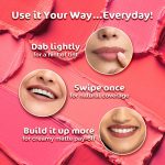 Mamaearth Creamy Matte Long Stay Lipstick with Murumuru Butter and Vitamin E for 8-Hour Long Stay (Flakeproof & Non-Drying | Intense Color Payoff) - 4.2g (Rose Nude) - Image 4
