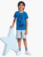 Amazon Brand - Jam & Honey Mix Pattern Regular Fit Boys 100% Cotton Printed Half Sleeves T-Shirt | Age 2-12 Years (Pack of 3) - Image 3
