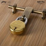 Godrej Locks I Navtal 7 levers 65 mm I 4 Keys I Padlock for Main Door I Tool Box, Shutters, Shops & Offices I Strong Hardended Corrosion Resistant Shackle I Brass Material | 1 Years Warranty - Image 2